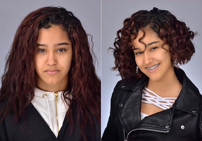 Curly hair client