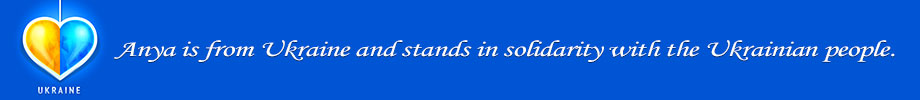 Anya stands with Ukraine Stand with Ukraine